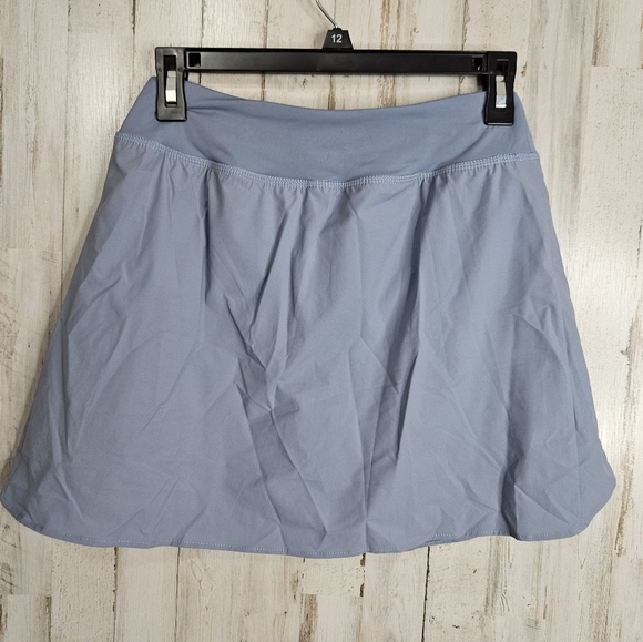 Hibelle Gray Blue Athletic Tennis Skirt Shorts Skort NWT Ladies Size Small - Picture 10 of 10